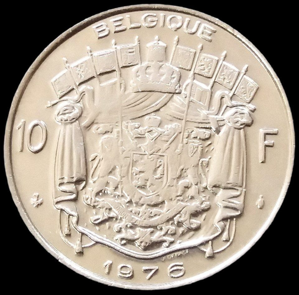 10 فرانک درشت 1976 بلژیک (گالری بخشایش)