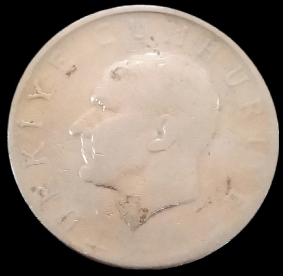 1 لیر کمیاب 1957 ترکیه (گالری بخشایش)