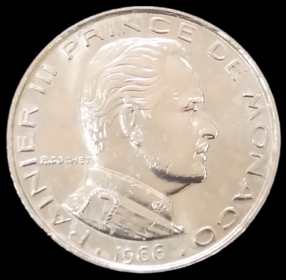 1 فرانک کمیاب 1966 موناکو (گالری بخشایش)