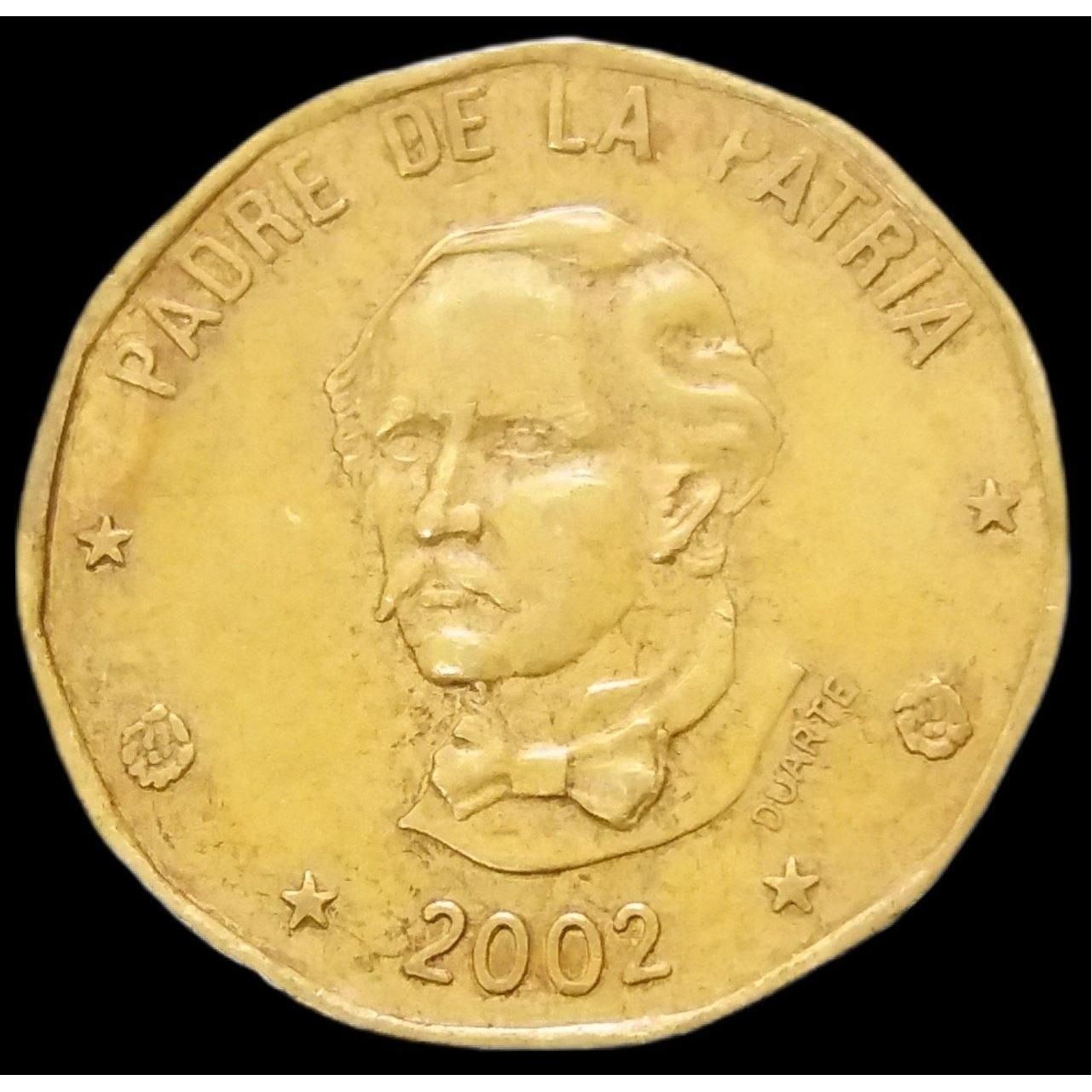 1 پزو کمیاب 2002 دومینیکن (گالری بخشایش)