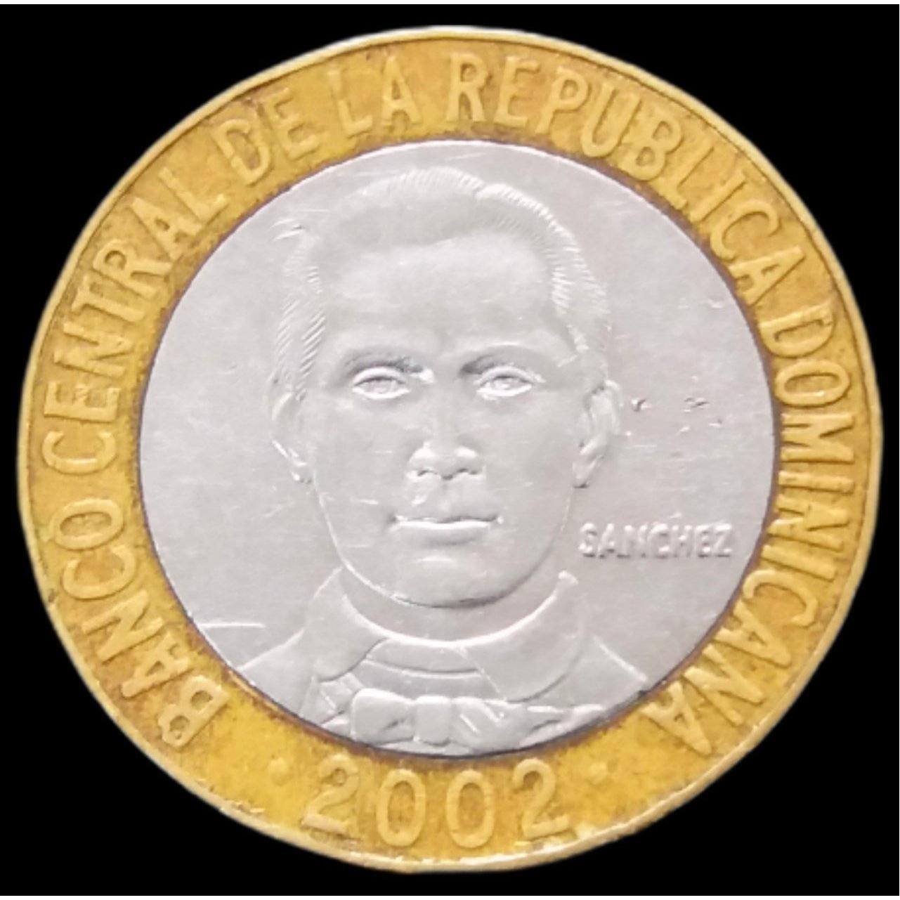 5 پزو کمیاب 2002 دومینیکن (گالری بخشایش)