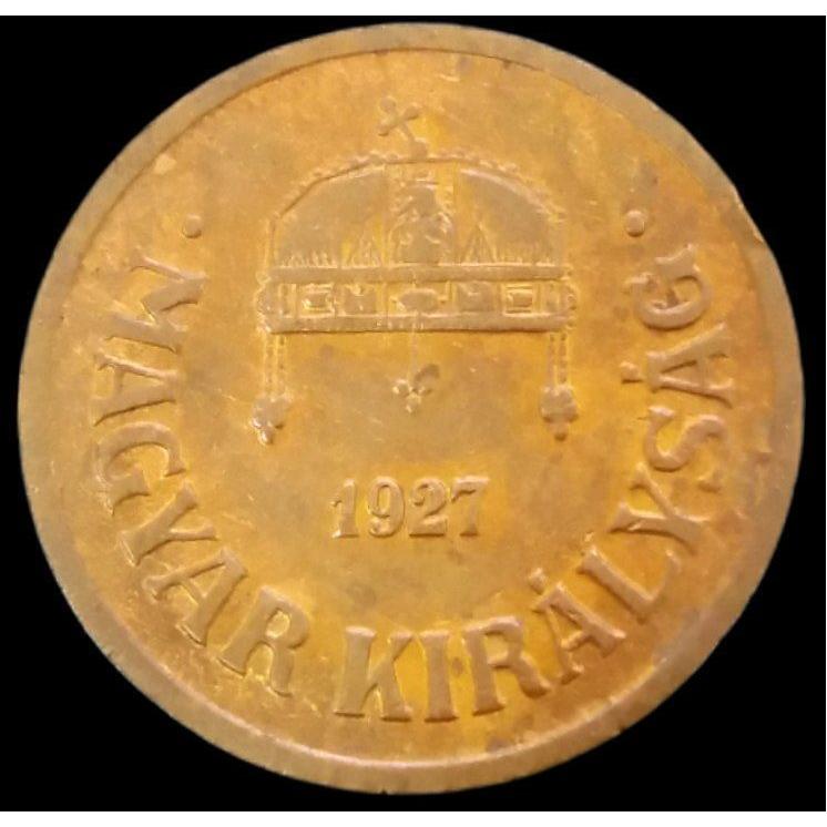 2 فیلر کمیاب 1927 مجارستان (گالری بخشایش)