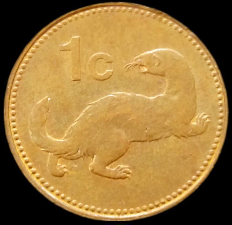 1 سنت زیبای 1991 مالت (گالری بخشایش)