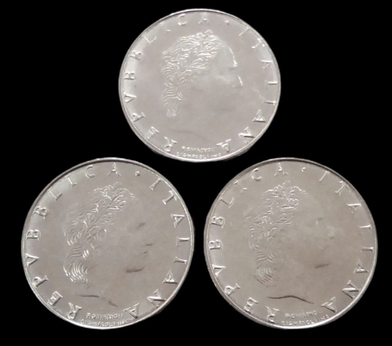3 عدد 50 لیر سایز کوچک 1990 ایتالیا (تیپ کمیاب)