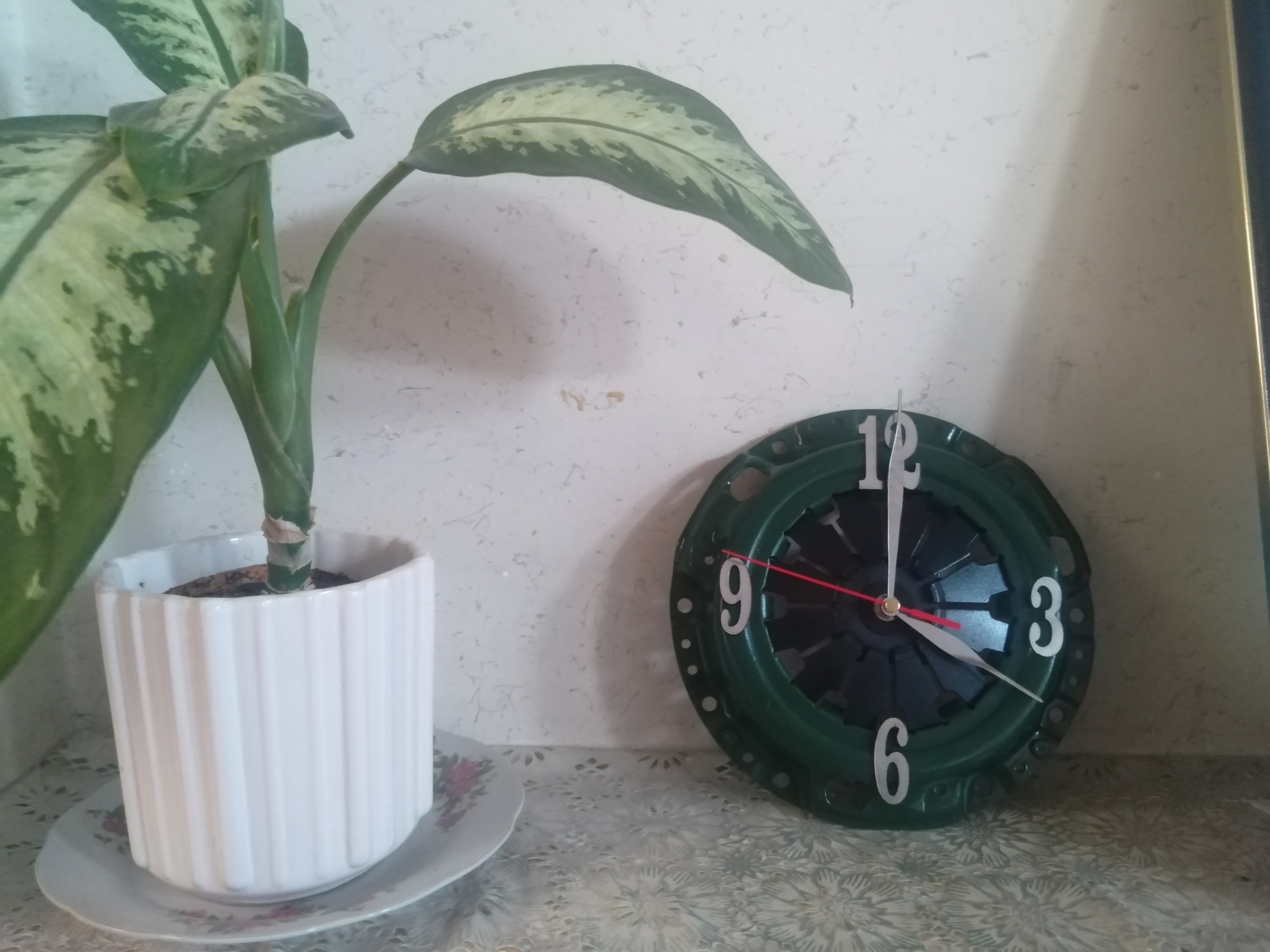 ساعت دیواری طرح دیسک و صفحه