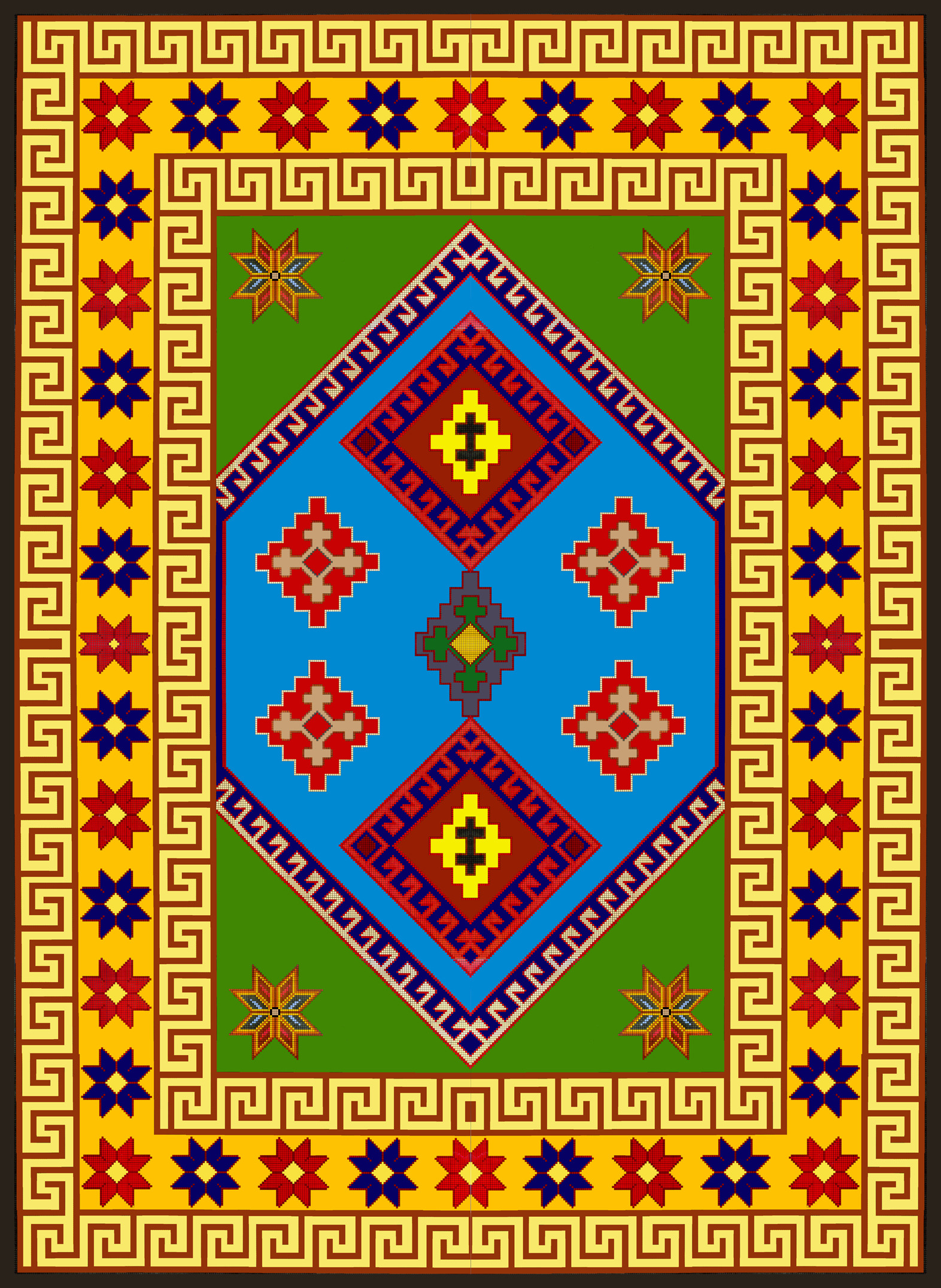 گلیم فرش قالیچه کد2