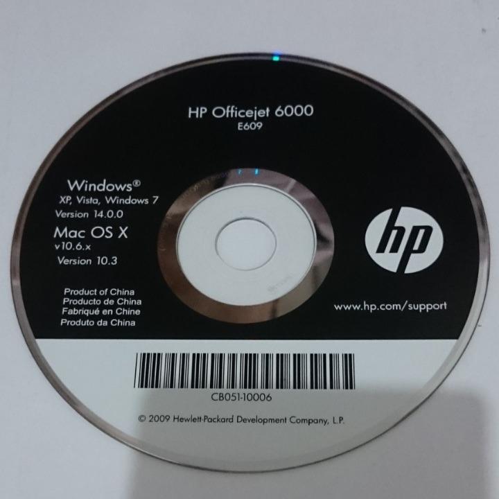 CD درایور نصب پرینتر HP 6000