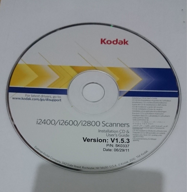 نرم افزار نصب و برنامه اسکنر Kodak سری i