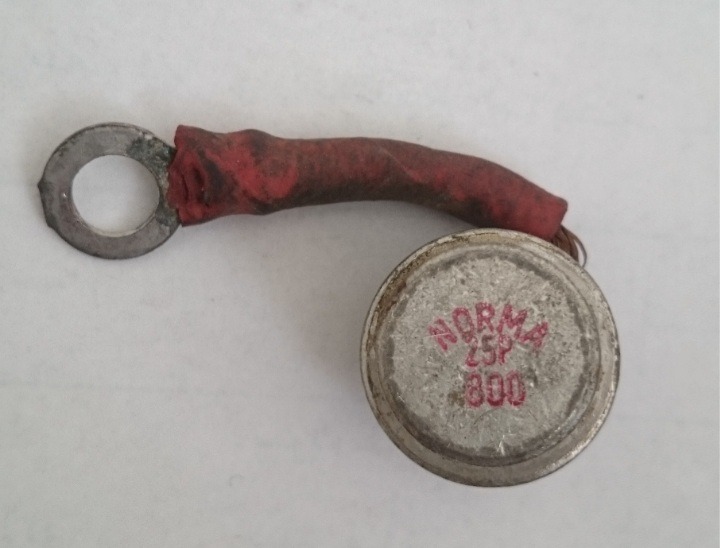 دیود 800V/25A سیم دار بدنه منفی برند NORMA