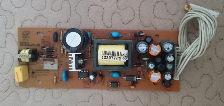 برد پاور 2A با 5ولتاژ خروجی با کابل و کلید برق