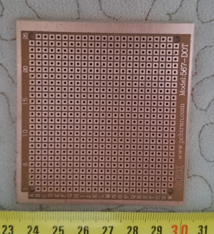 فیبر مدار چاپی 6.5 × 7 سانت(625 سوراخ)