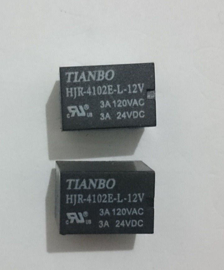 رله DC مینیاتوری 12 ولت (2عدد)