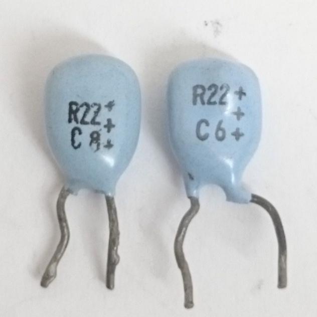 خازن تانتالیوم 22 میکرو 25 ولت