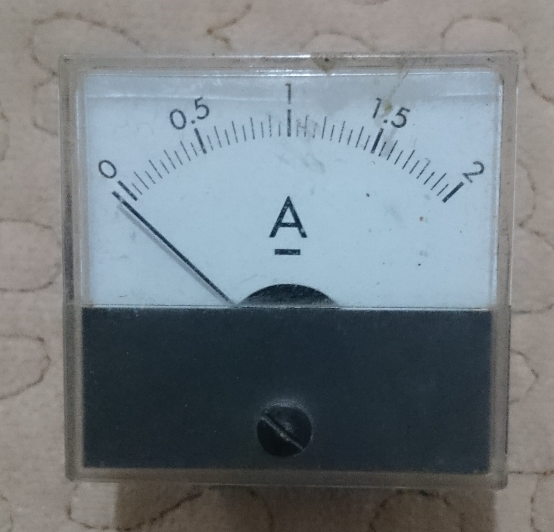 آمپر متر تابلویی 2A DC