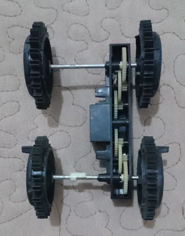 شاسی رباط گیربکسی چهار چرخ ربات