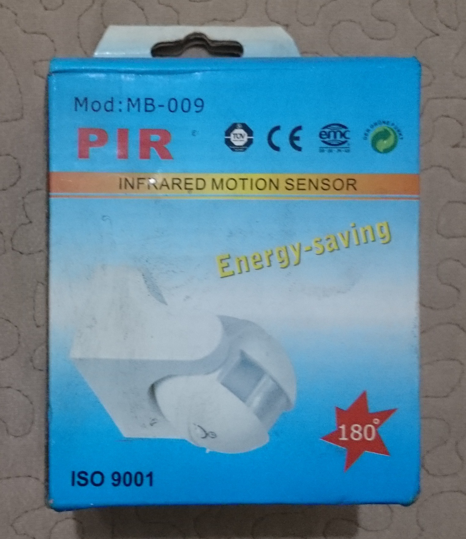 سنسورحرکتی PIR دیواری °180 دقت بالا برند الگانس