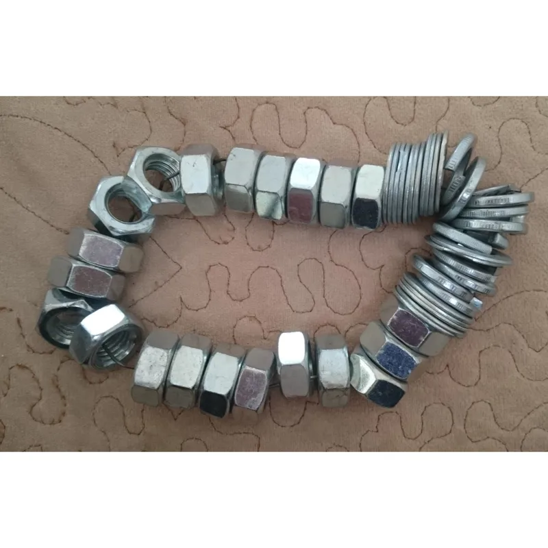 مهره سایز 15mm به همراه واشر معمولی و فنری یکجا