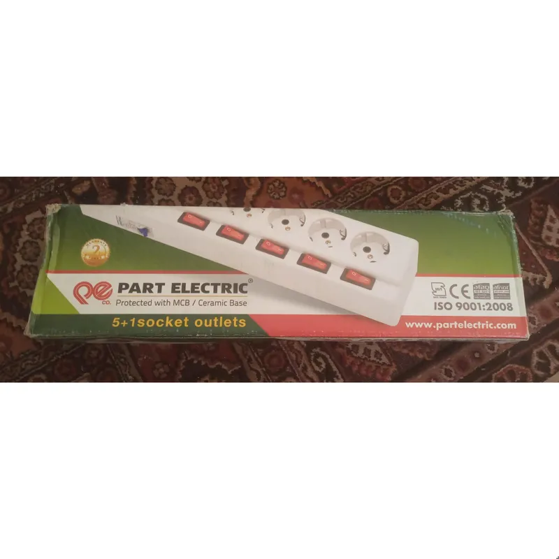 چند راهی 6 خانه کلیددار سرامیکی فیوزدار پارت
