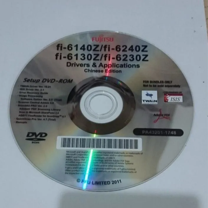 نرم افزار نصب و برنامه اسکنر Fujitsuسری 6000