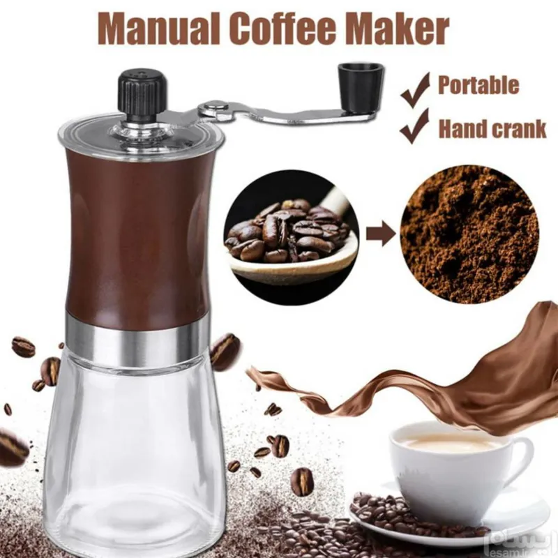 آسیاب قهوه دستی با تیغه سرامیکی