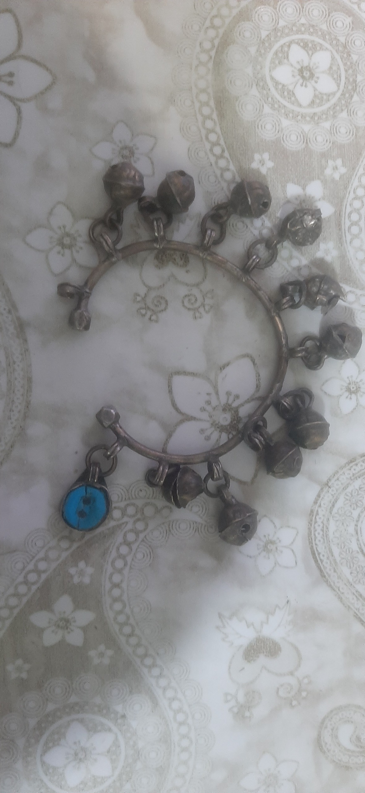 خلخال نقره قاجاری