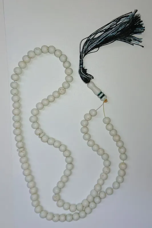 تسبیح سنگ آلومینا سرامیکی قدیمی 101 دانه