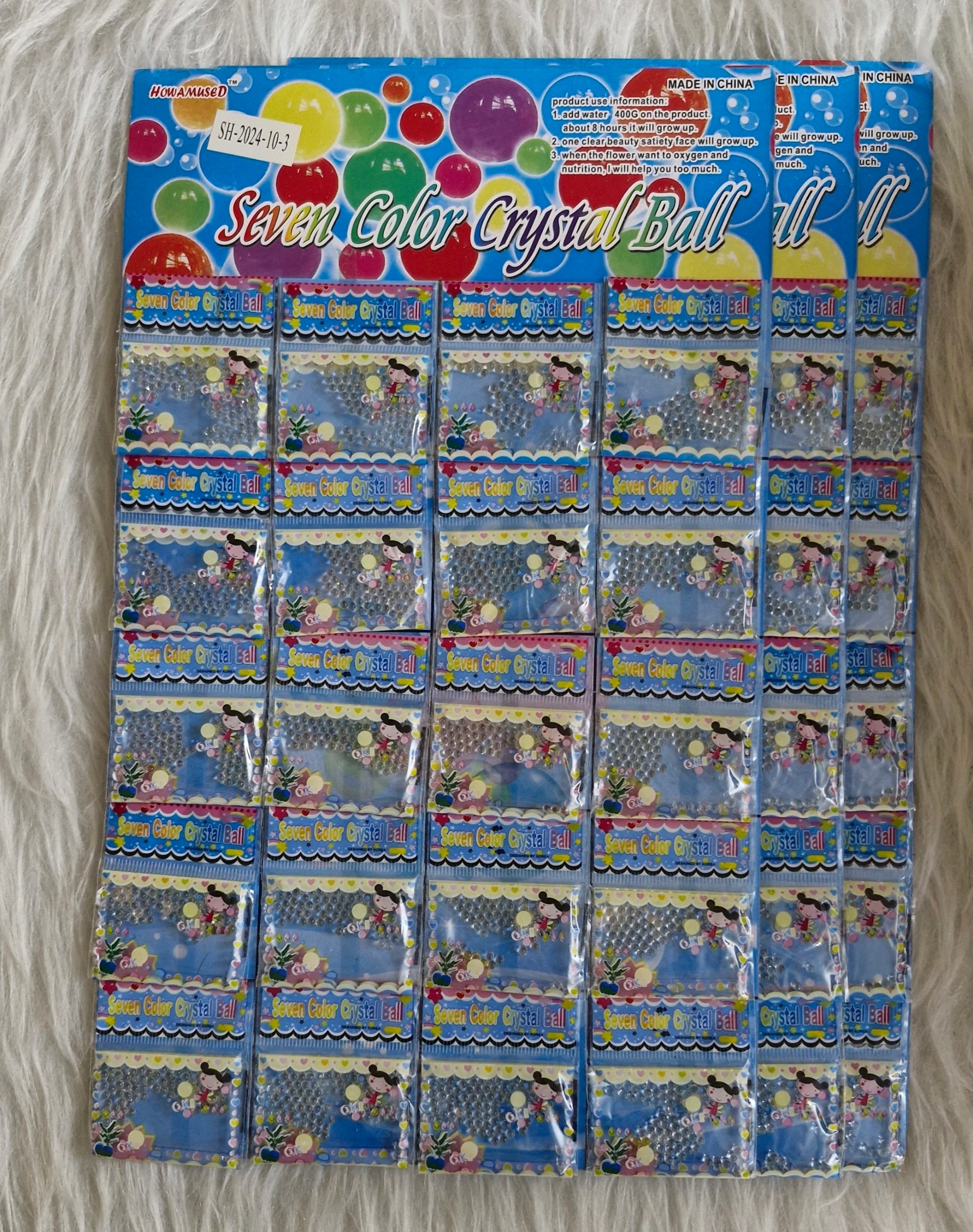 60 بسته خاک ژله ای شفاف بی رنگ