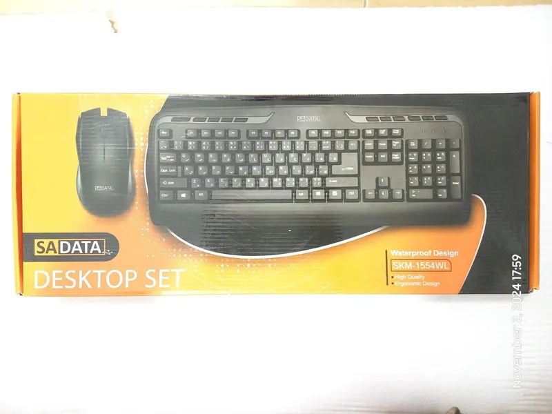 موس و کیبورد SADATA SKM-1554WL نو بی سیم