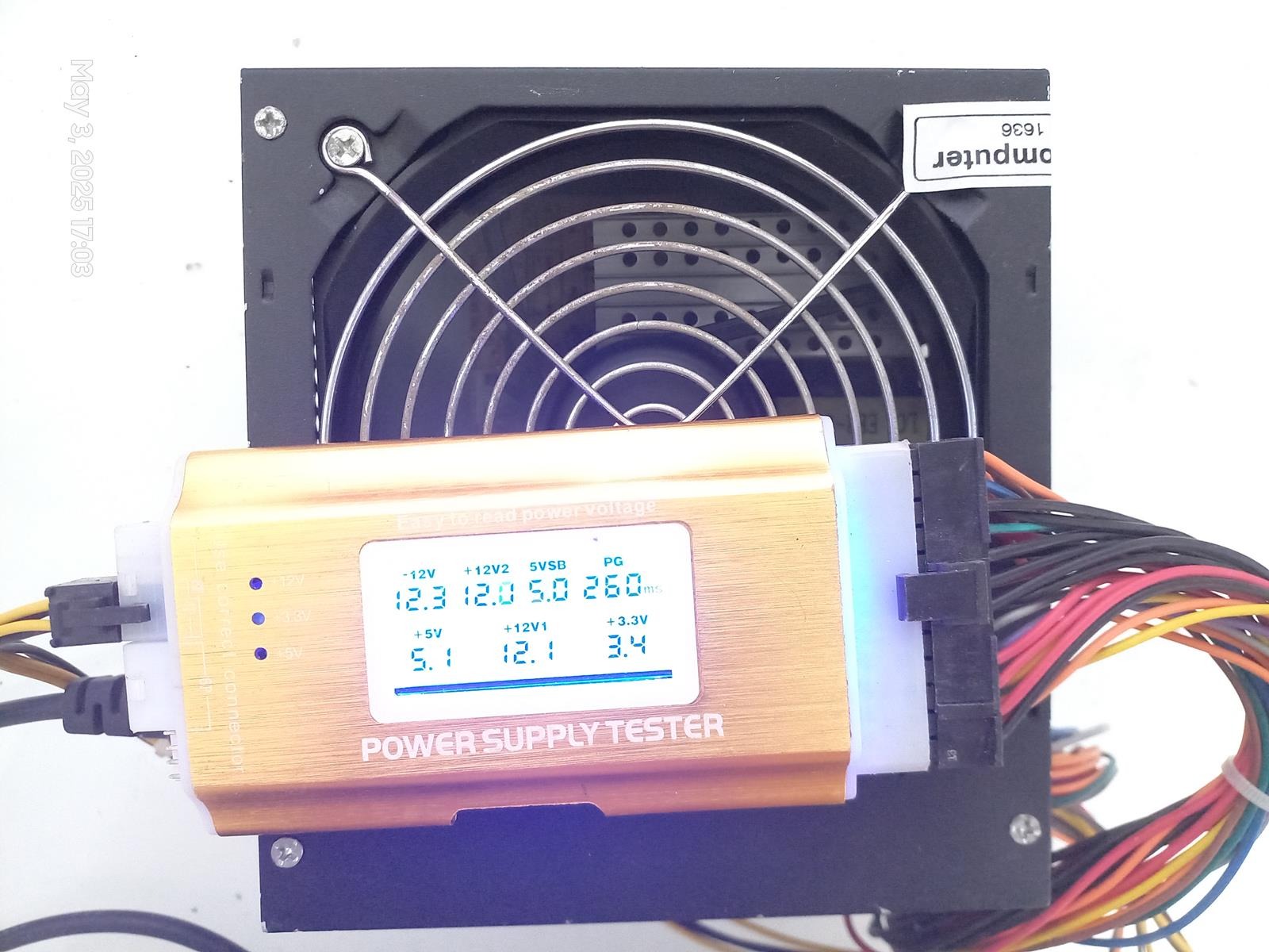 پاور Perfect 600V-F12-24P فن بزرگ 24 پین