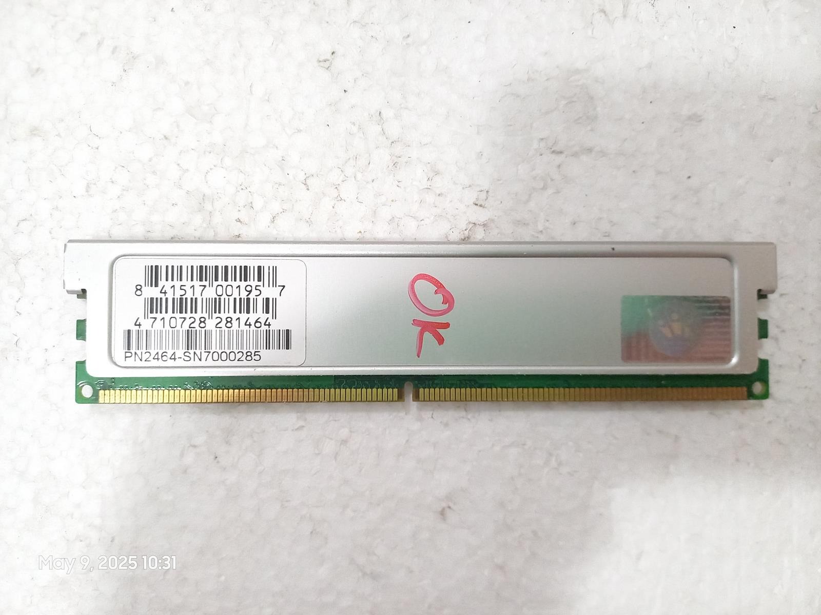 رم Geil DDR2 ظرفیت 512MB باس 667