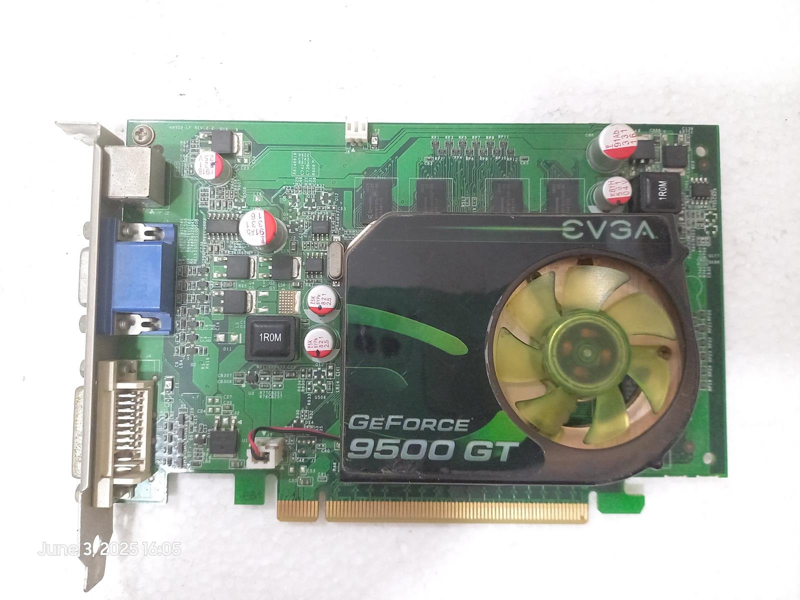 گرافیک EVGA 9500GT 1GB DDR2 128bit