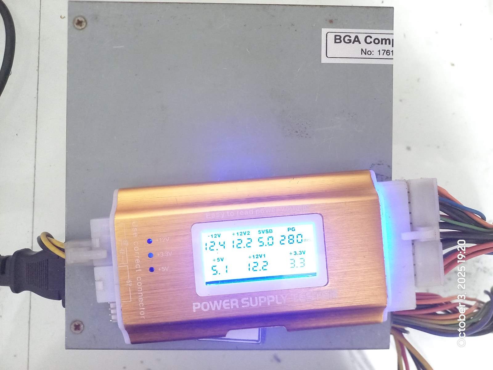 پاور گرین GP300A فن کوچک 20 پین کد 1761