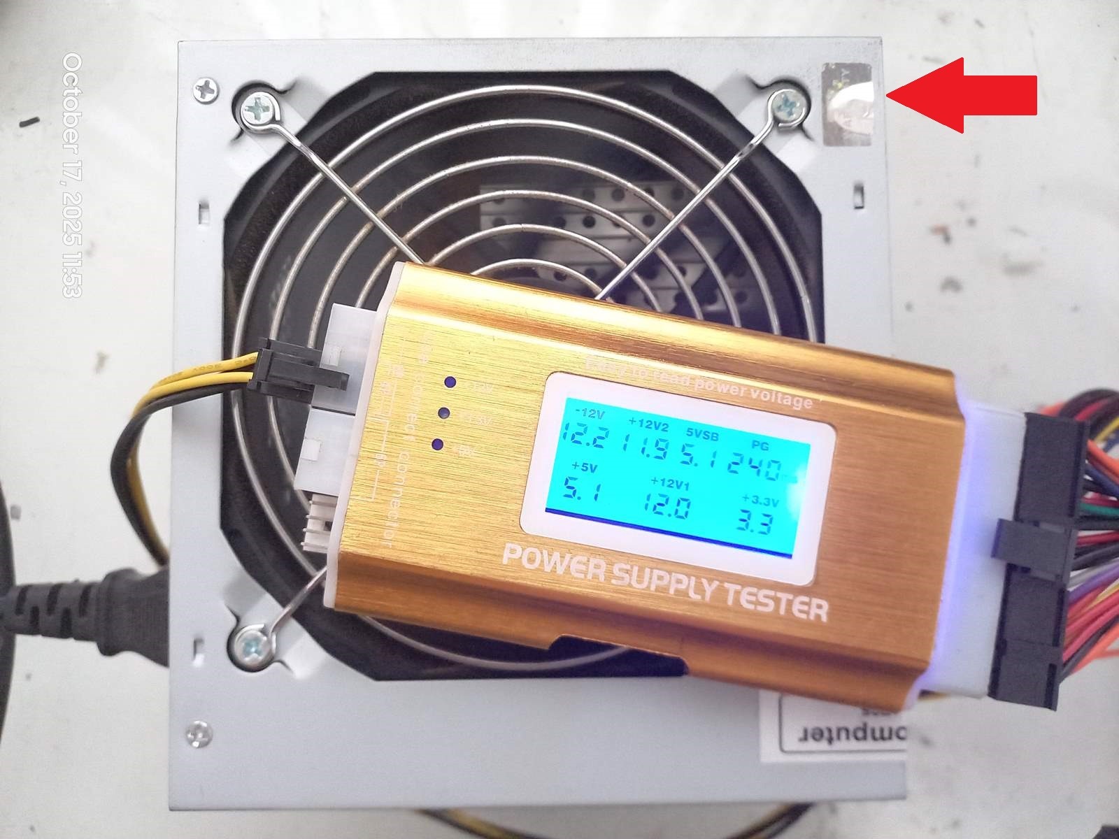 پاور Lemon ATX1600W فن بزرگ 24 پین پلمب