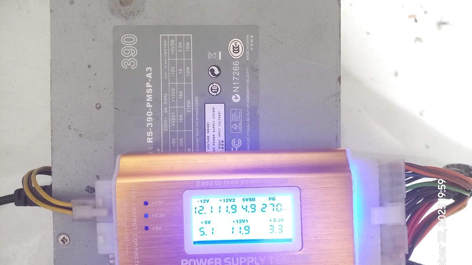 پاور Cooler Mastr RS-390PMSP-A3 فن کوچک 24 پین