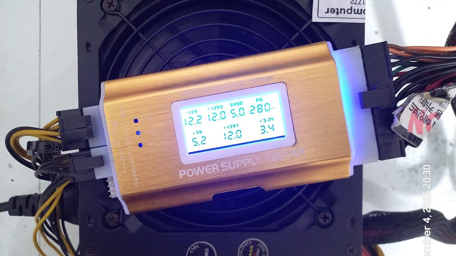 پاور Energy Optimus Mach650K با دو هشت پین