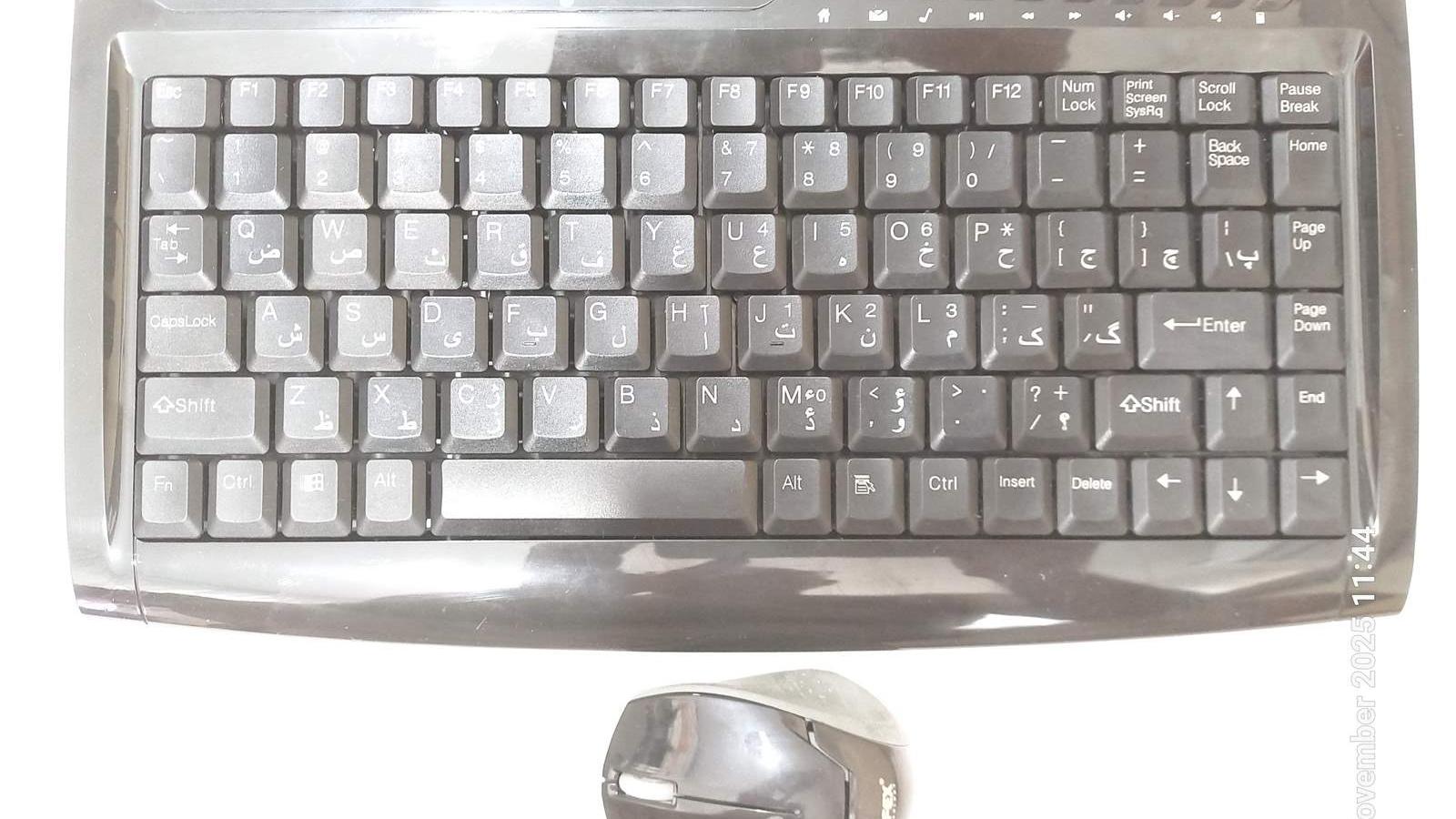 موس و کیبورد بی سیم آلفکس دست دوم مینیاتوری