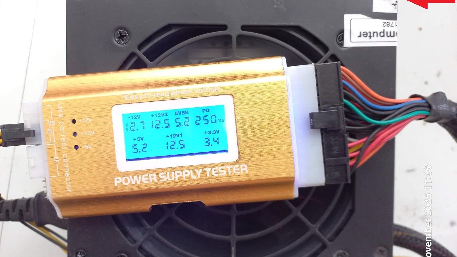 پاور SADATA SP330-VC فن بزرگ 24 پین پلمب