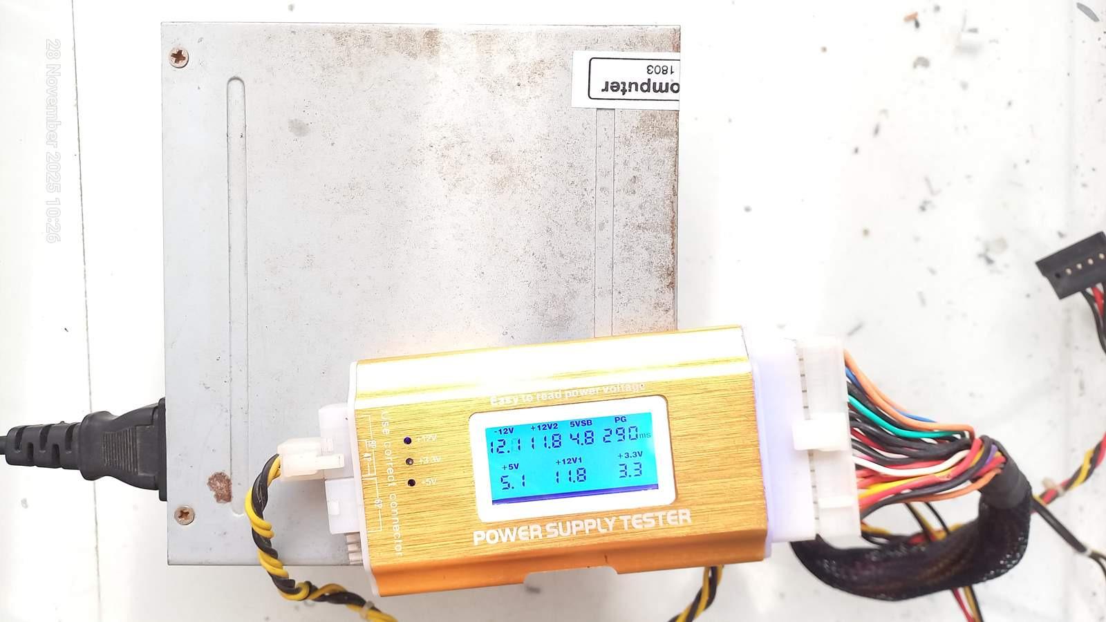 پاور Harris 500W.P4 فن کوچک 24 پین