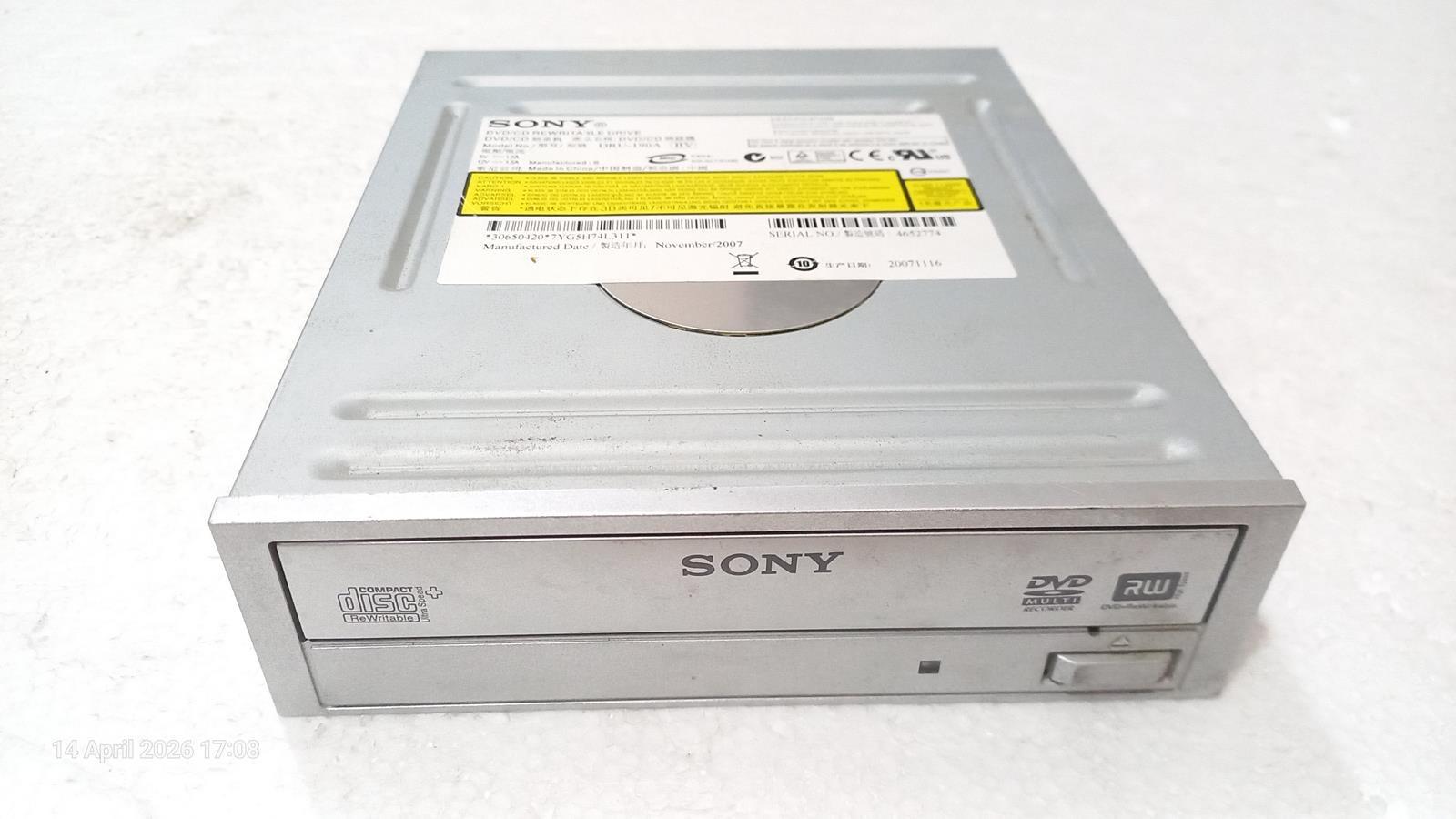 دی وی دی رایتر Sony DRU-190A پورت IDE نقره ای