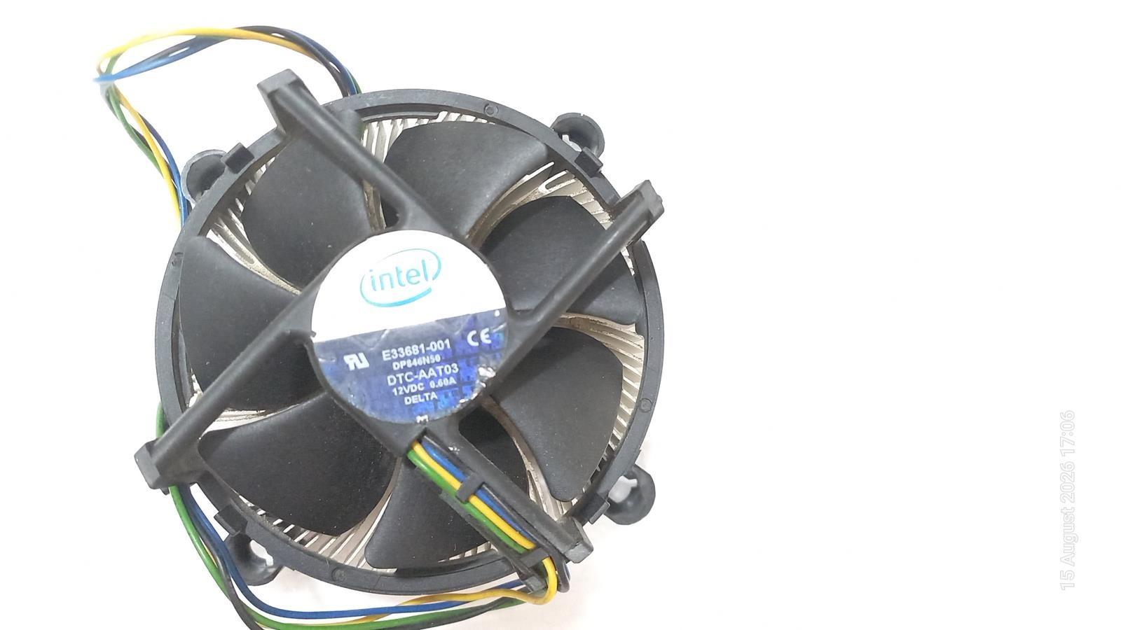 فن هیت سینک 775 کوتاه ارژینال آلومینیومی 0.6mA