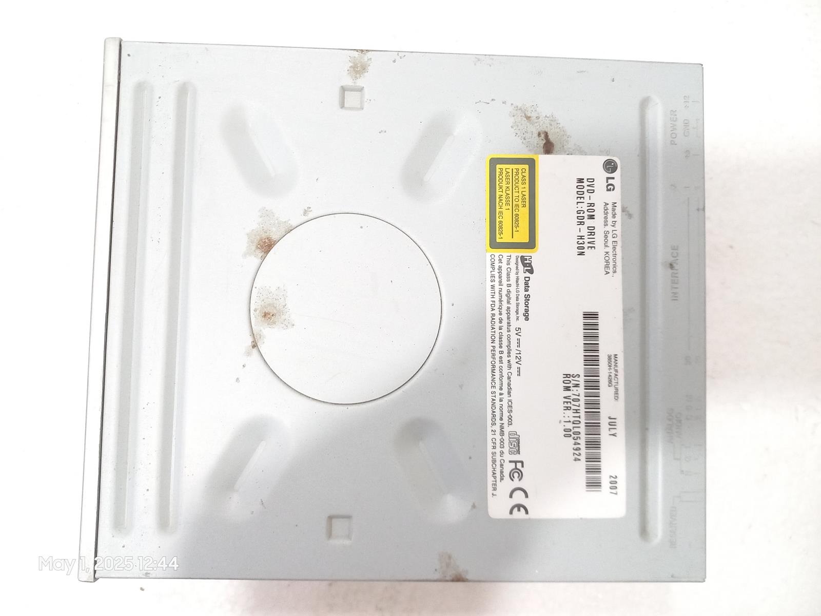 دی وی دی رام LG GDR-H30N پورت IDE