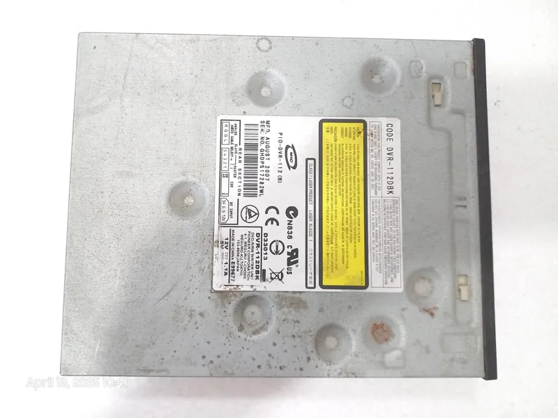 دی وی دی رایتر Pioneer DVR-112DBK پورت IDE سیاه