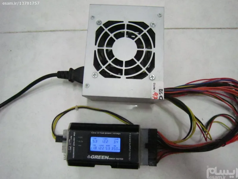 مینی پاور TEcom P4-450M خیلی تمیز 24 پین