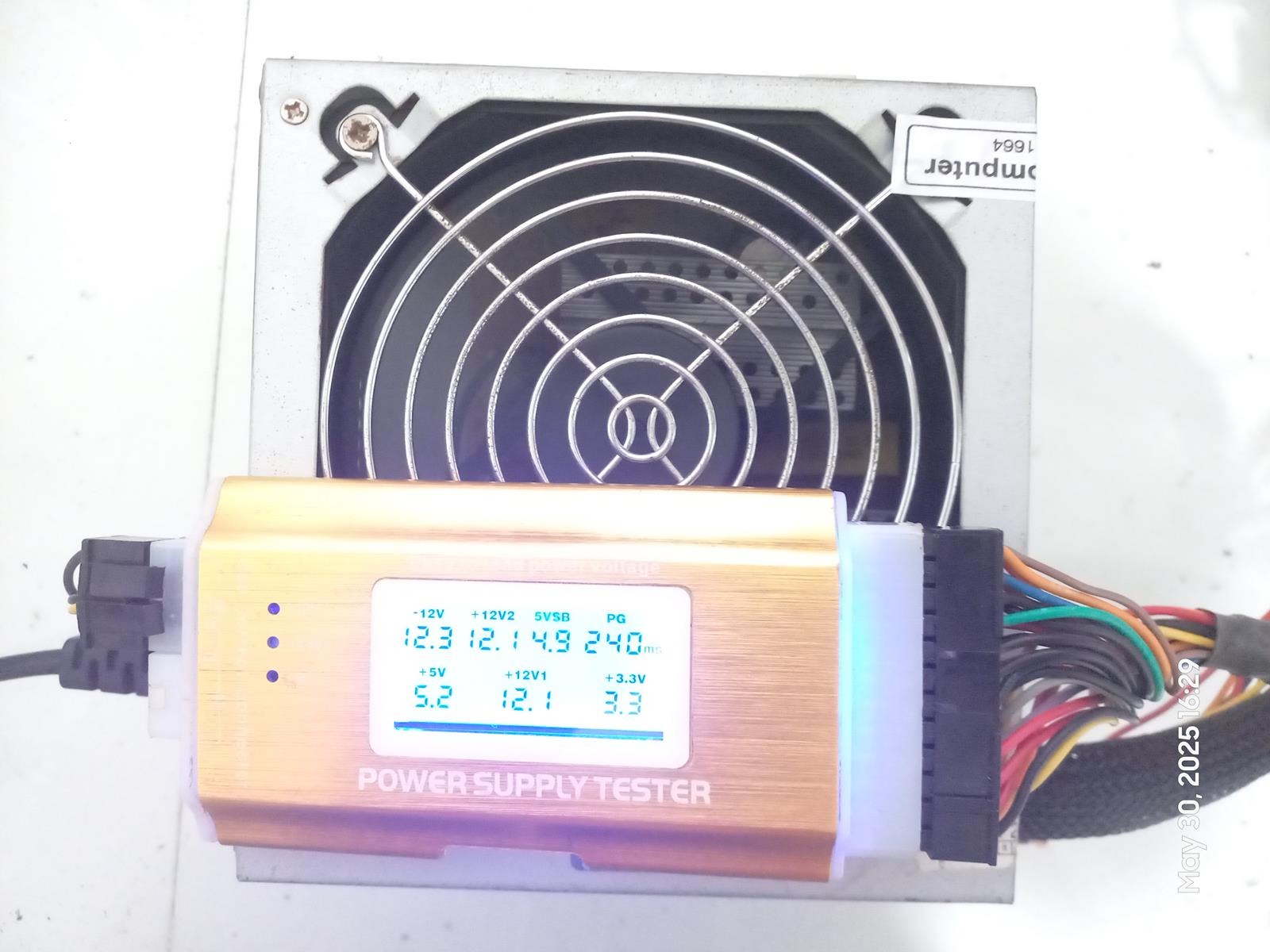 پاور Pascal 450W فن بزرگ 24 پین