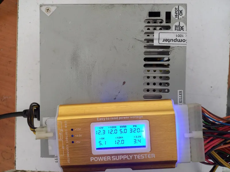 پاور GigaByte ATX-300TAF فن کوچک 24 پین