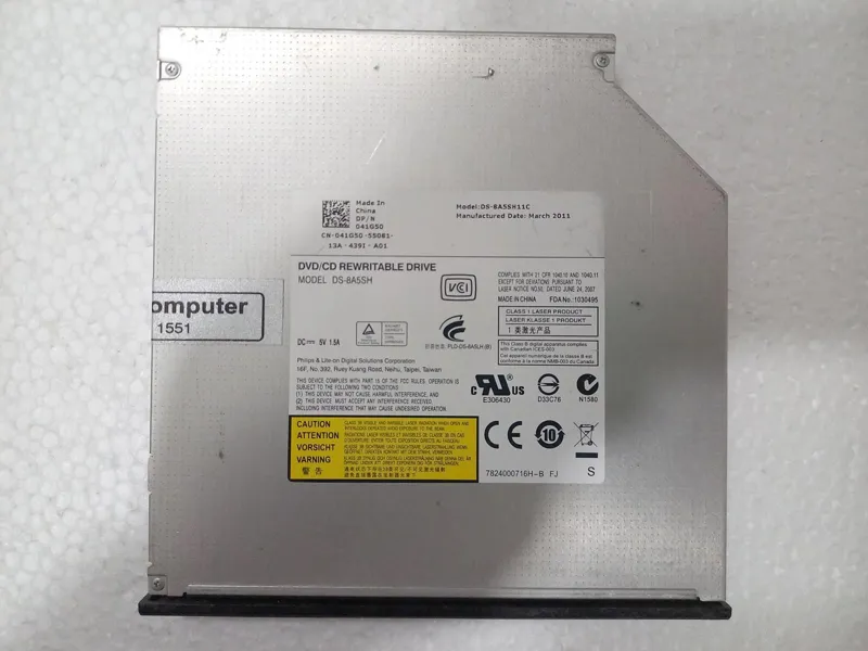 رایتر DS-8A5SH پورت ساتا لپ تاپی 12/5mm با پانل