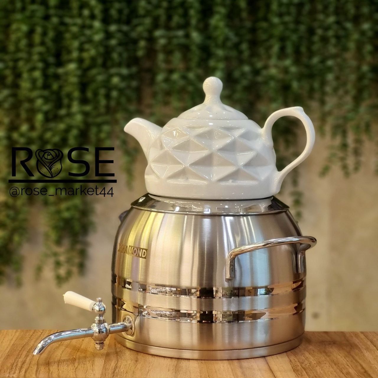 کتری و قوری استیل نگیر سنگین کف چدن
