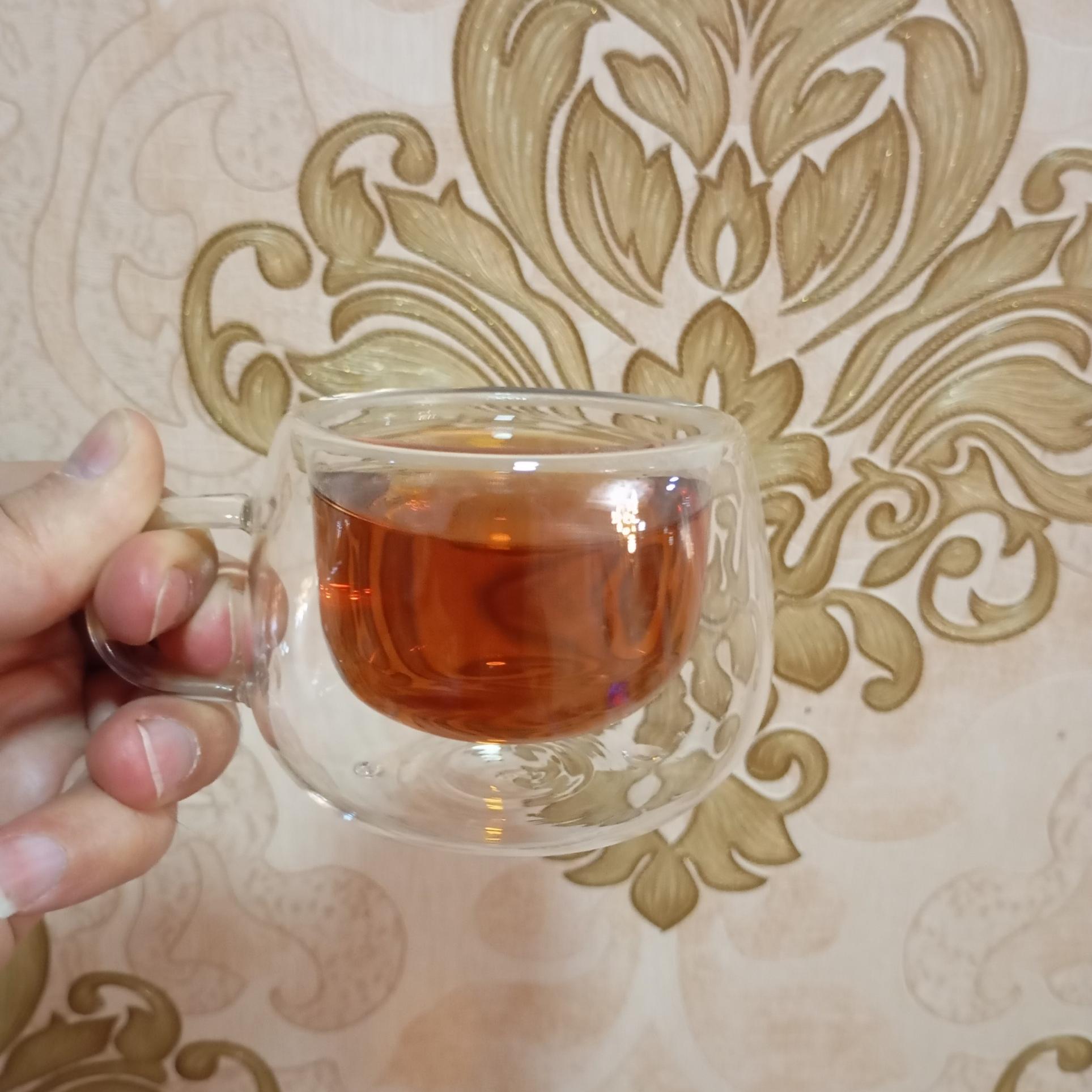 دو عدد لیوان دو جداره پیرکس