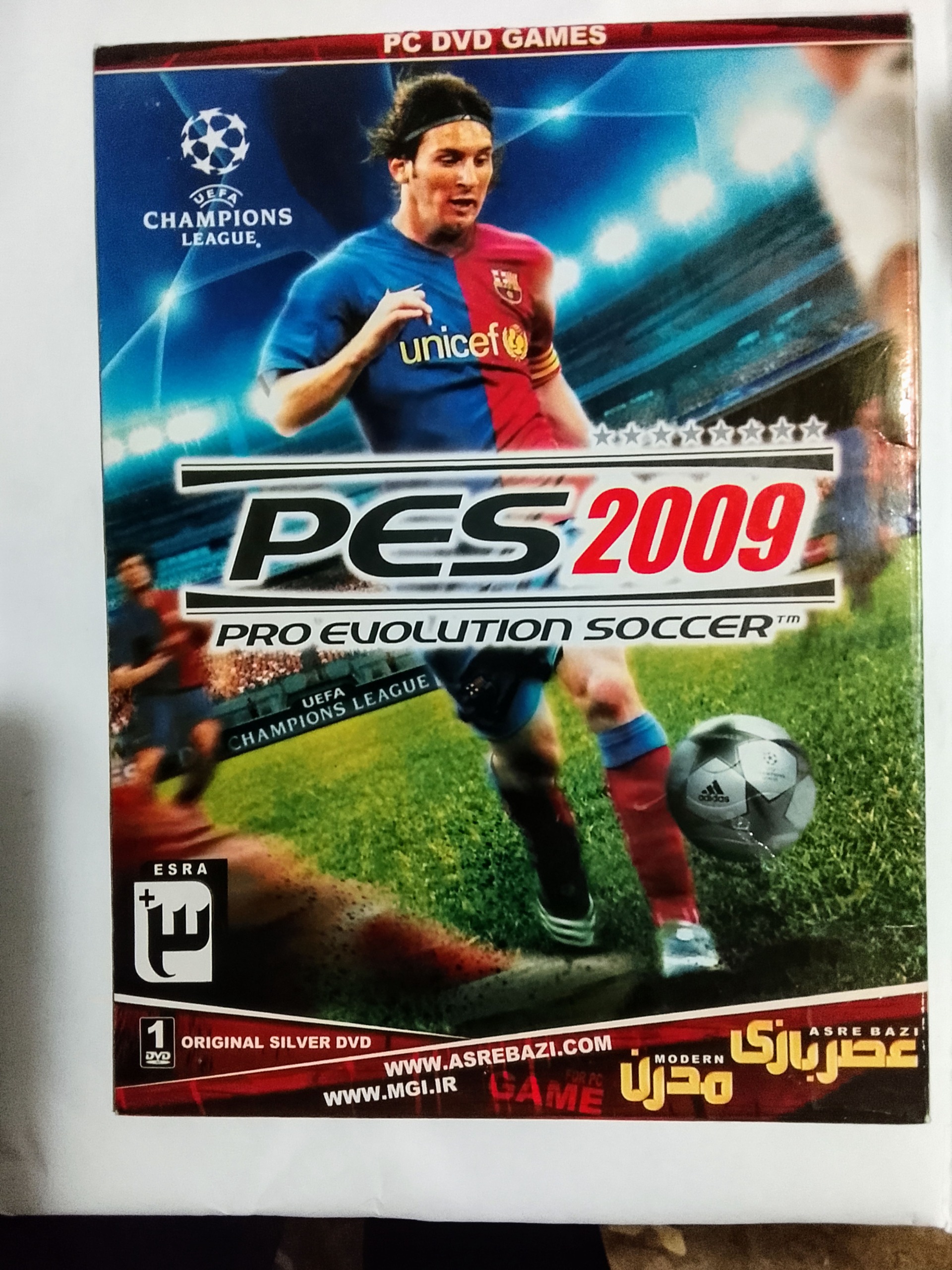بازی کامپیوتری فوتبال PES2009 «اورجینال-آکبند