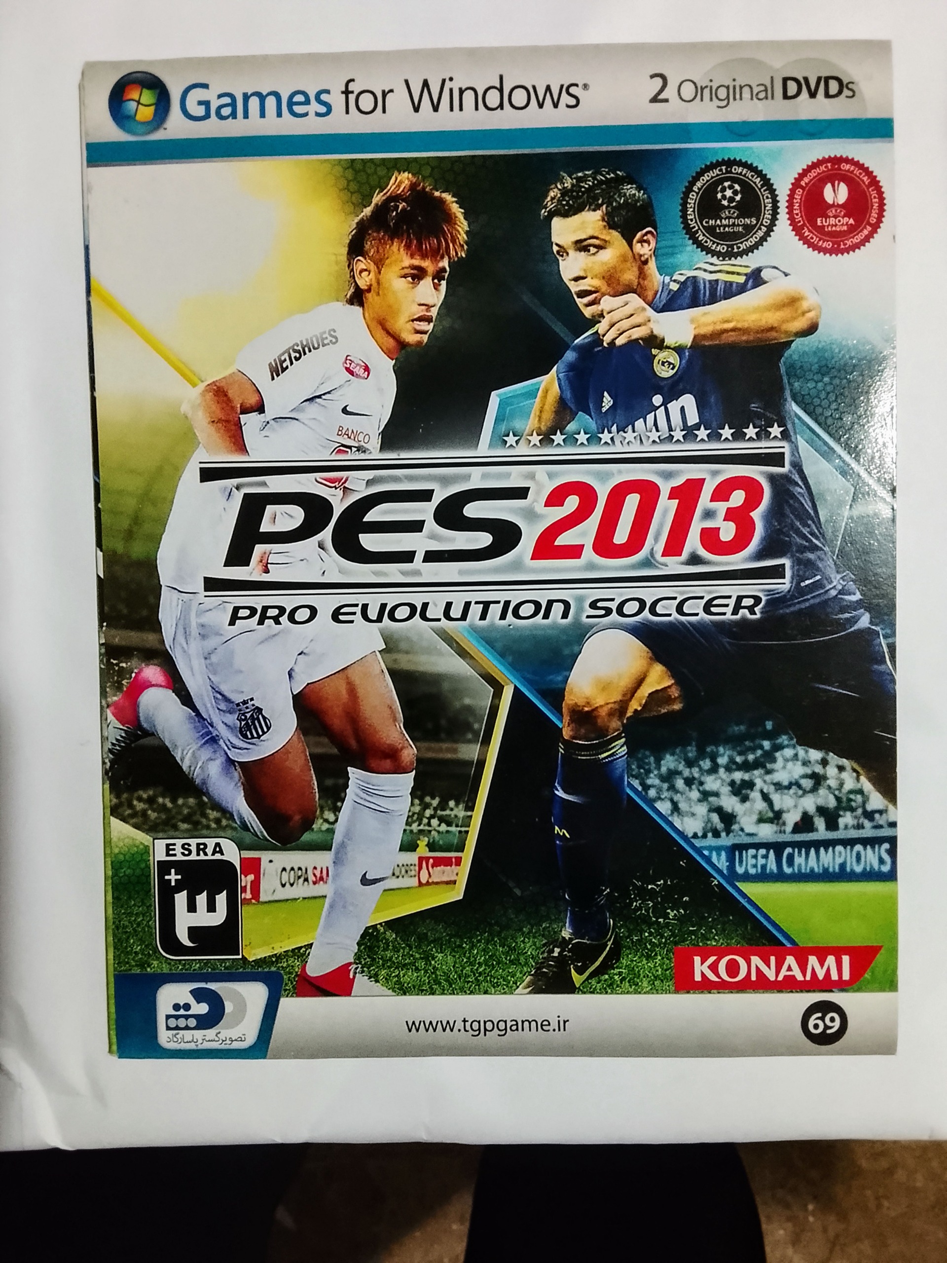 بازی کامپیوتری فوتبالPES2013«اورجینال-آکبند